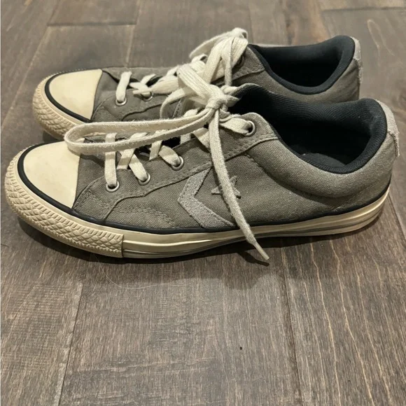 CONVERSE Army Green Canvas Shoes Size 6.5 Womens 4.5 Mens Unisex All Star - Picture 4 of 14